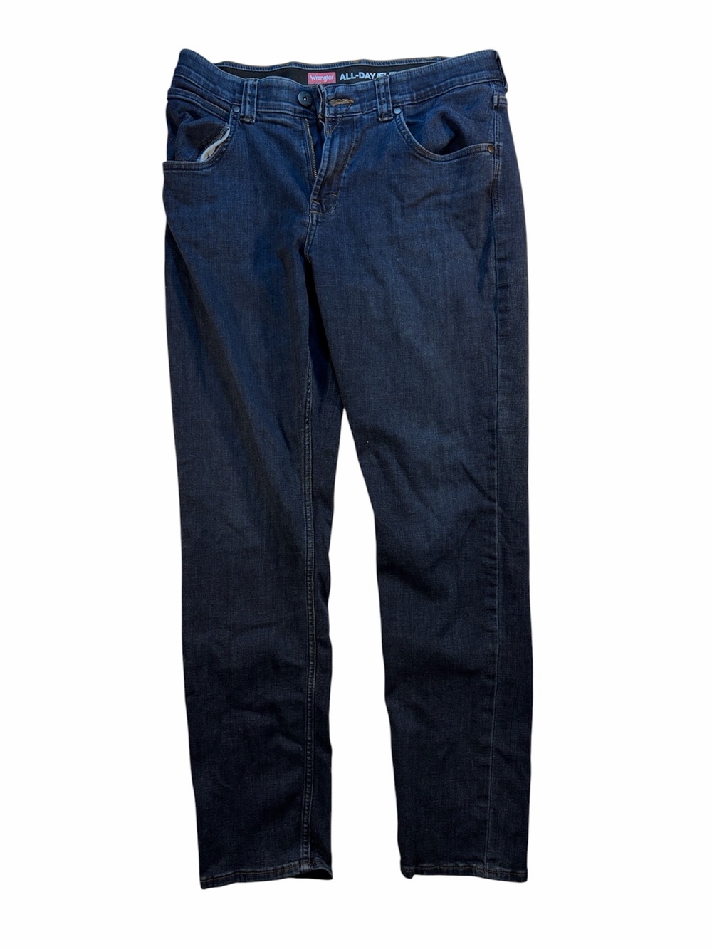 Wrangler Men’s Straight Leg Jeans in Dark Blue 34x32